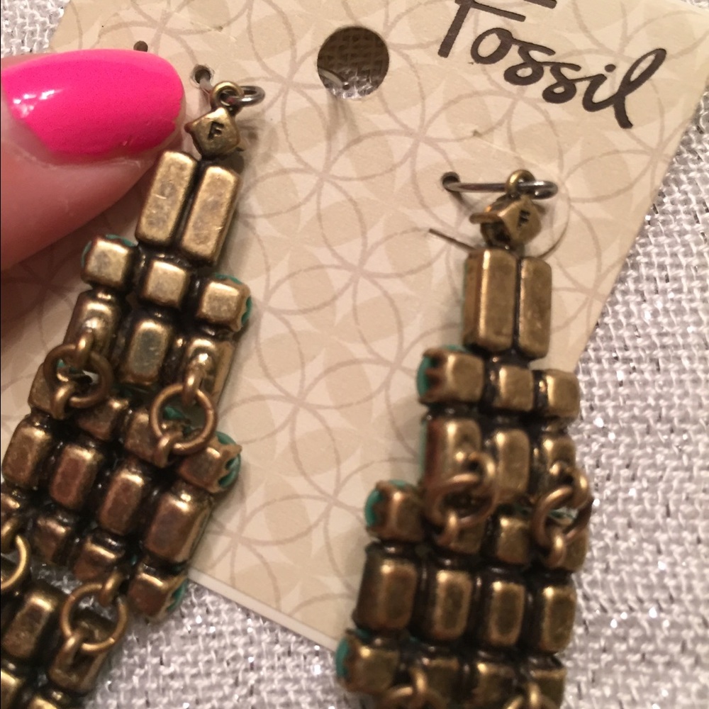{•Fossil earrings•} - Picture 2 of 3